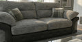 Grey 2 Seater Sofa Chenille Fabric Sofa Logan