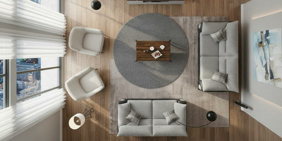 Grey 2+3 Seater Sofa Set Chenille Fabric Sofa Logan