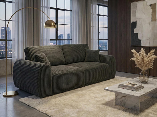 Grey 2 Seater seater  Chenille Fabric sofa  set Vinci