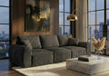 Grey  3 Seater seater   Chenille  Fabric sofa set Vinci