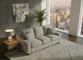 Light Grey 3 Seater seater mix Polyester Fbric sofa set Nabraska