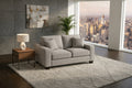 Light Grey 2 Seater seater Polyester Fbric sofa set Nabraska