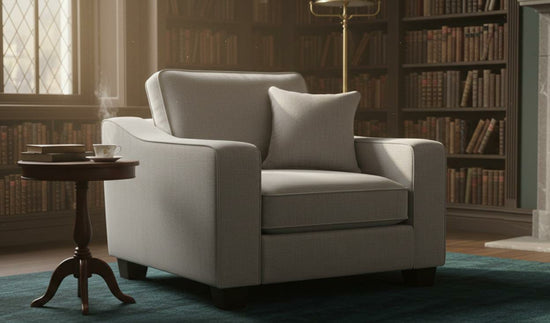 Light Grey 1 Seater seater Polyester Fbric sofa set Nabraska