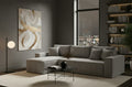 Light Grey velvet SofaBed PATI Sofas