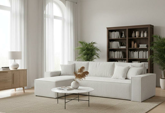 White  velvet  sofabed PATI Sofas