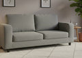 Light  grey 3 seater mix Polyester Fabric Sofa BOX