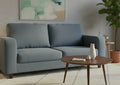 Blue 3 Seater seater mix Polyester Fbric sofa set Box