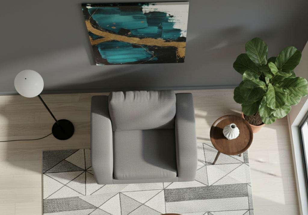 Light Grey 1 Seater seater mix Polyester Fbric sofa set Box