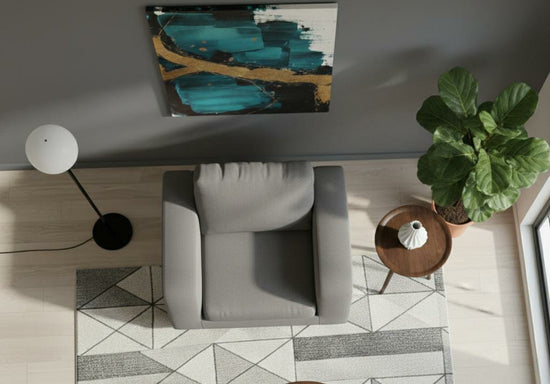 Light Grey 1 Seater seater mix Polyester Fbric sofa set Box