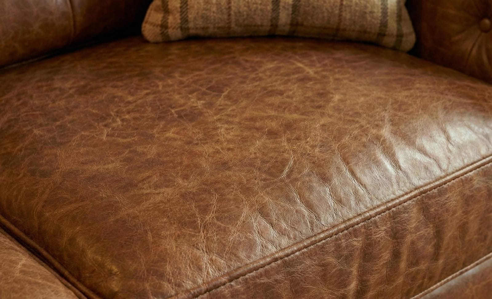 Brown Faux Leather Corner Sofa OAKLAND Sofa