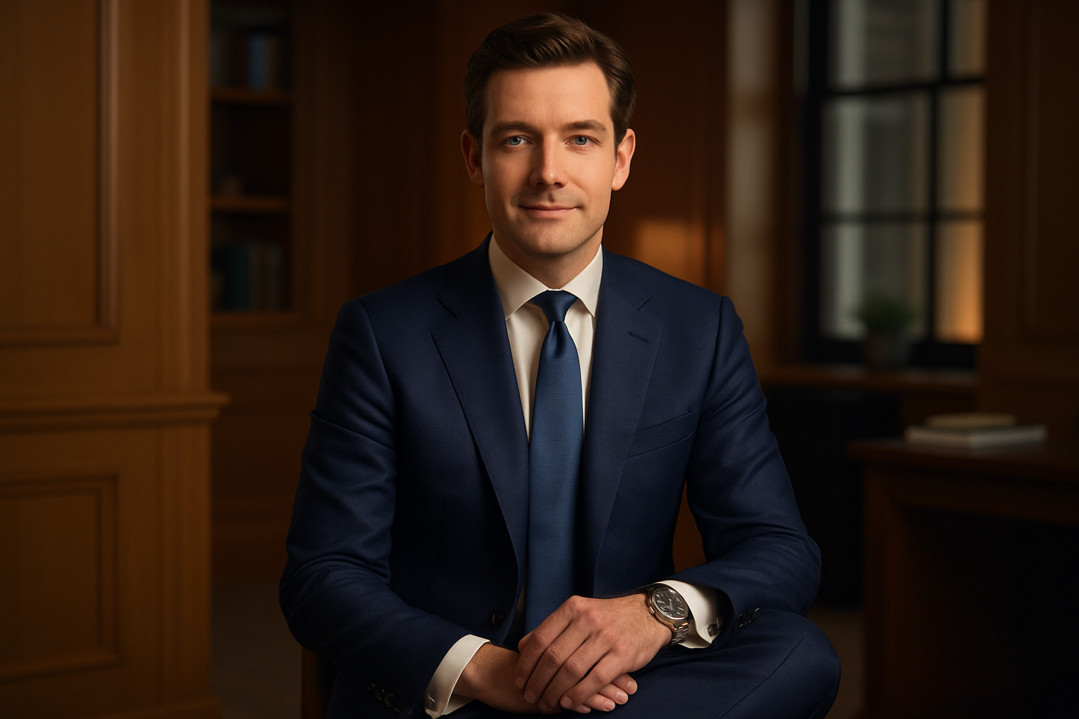 a british business man portrait