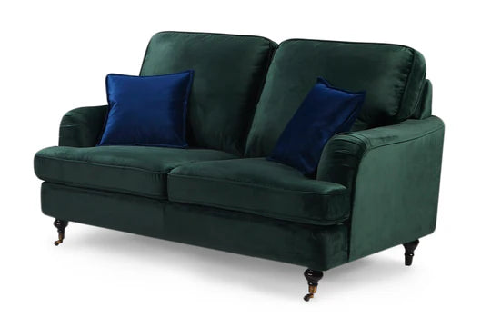 Velvet Bottle Green 3 + 2 Seater Bella Sofa Set ASBURY