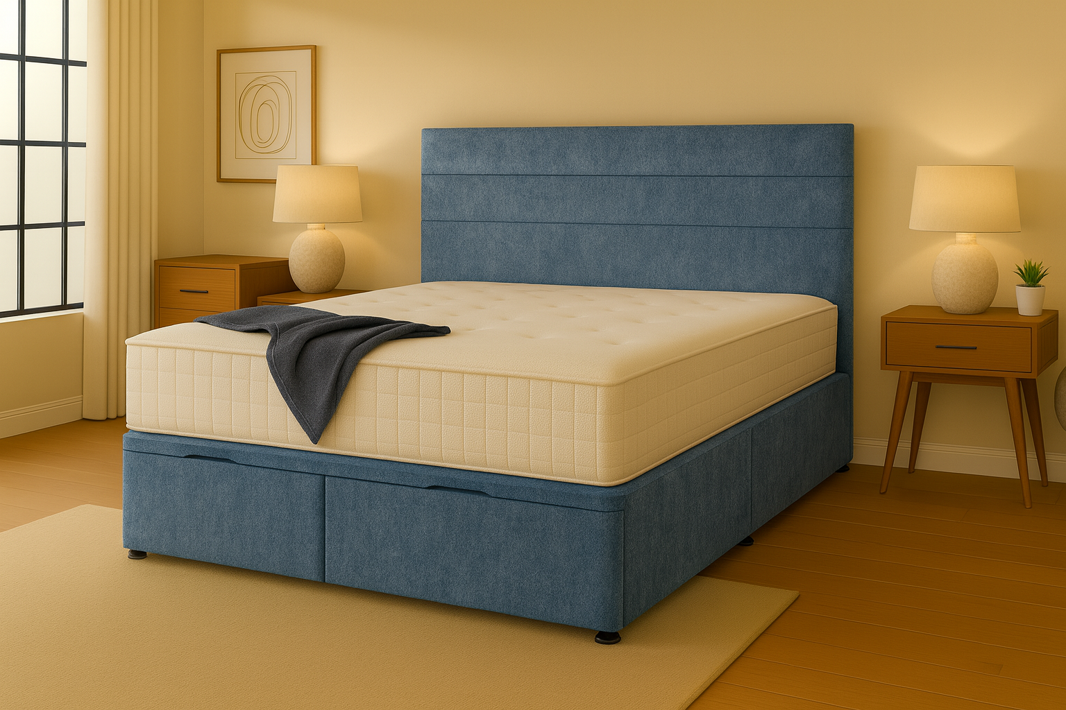 duckegg chenile bed