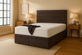 Grey plush bed