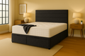 grey chenile bed