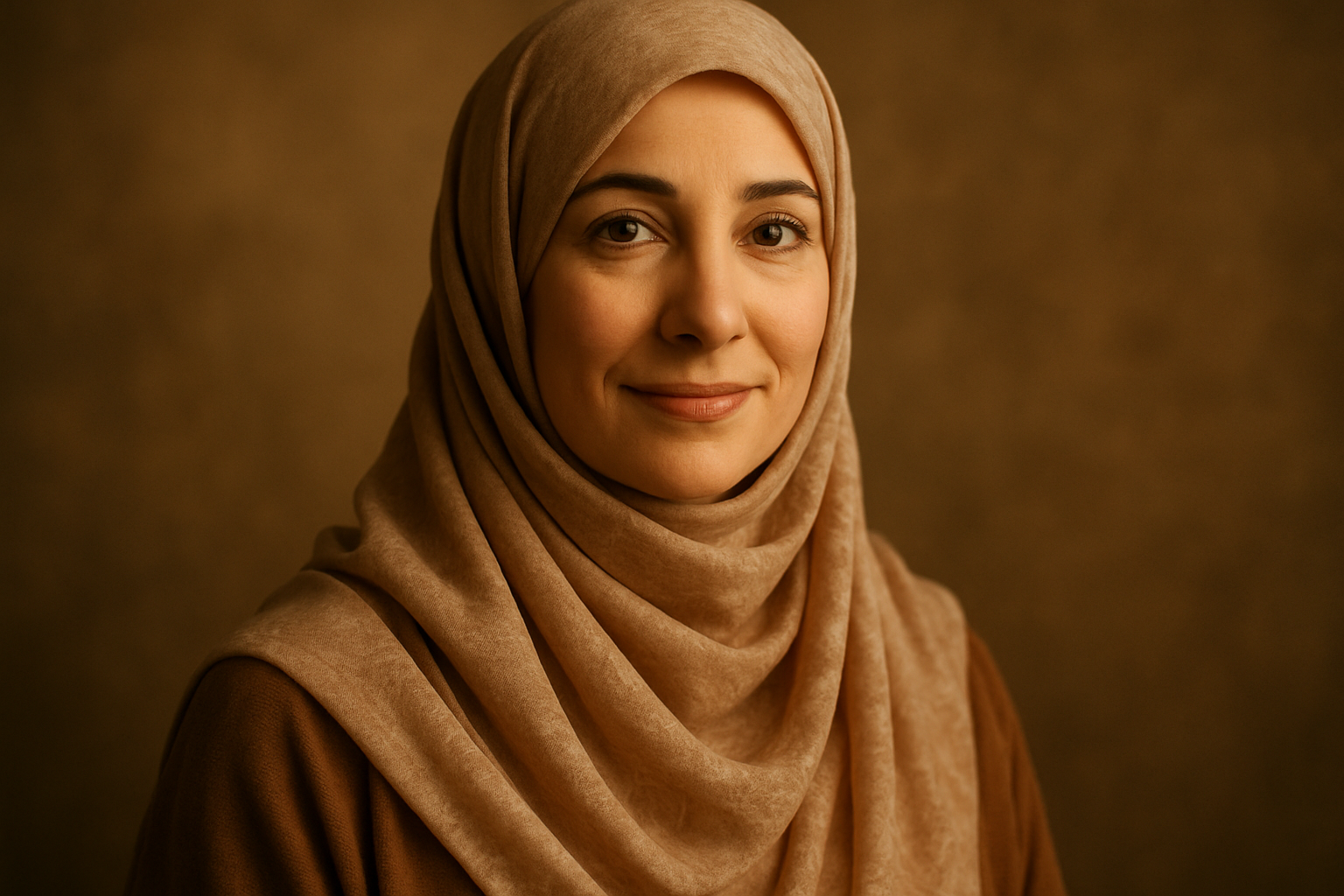 Portrait of a lady in hijab