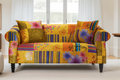 Fabric Gold Patchwork 3 Seater Sofa AVICI GRIDA (21)